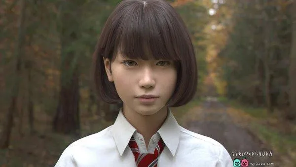 栩栩如生-日本夫妇制作3DCG人物「Saya」 栩栩如生-日本夫妇制作3DCG人物「Saya」