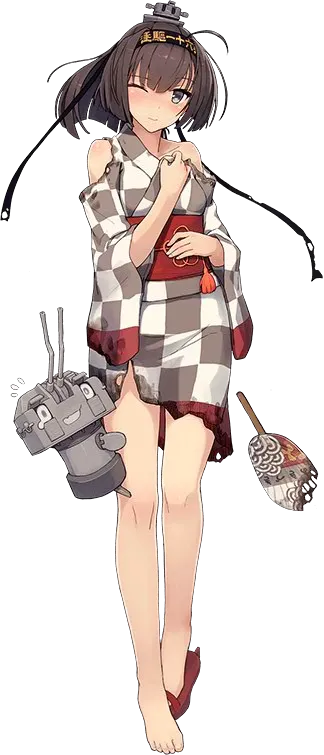 秋月 舰娘维护完毕 更新秋季浴衣立绘新任务