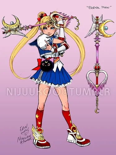 《王国之心》x《美少女战士》跨界合作拥有哪些可能性？来看看国外粉丝的创作吧！-绝对领域
