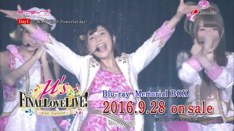 感动再临 奇迹再现-μ’s Final LoveLive!碟片45分钟超长试听视频公开