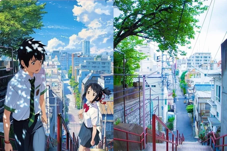 美呆了《你的名字。》取景地岐阜县飞弹市美景对比-绝对领域