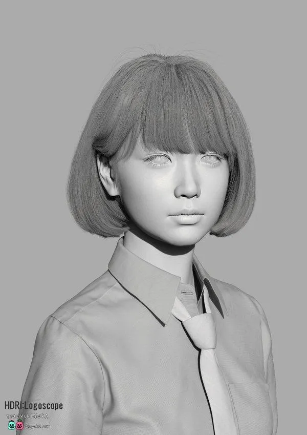栩栩如生-日本夫妇制作3DCG人物「Saya」 栩栩如生-日本夫妇制作3DCG人物「Saya」
