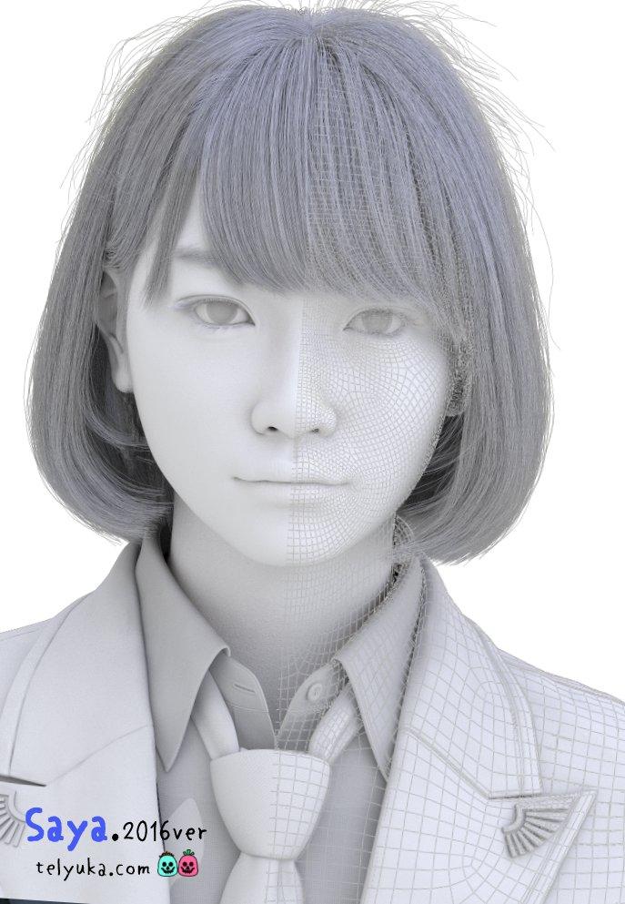 栩栩如生-日本夫妇制作3DCG人物「Saya」