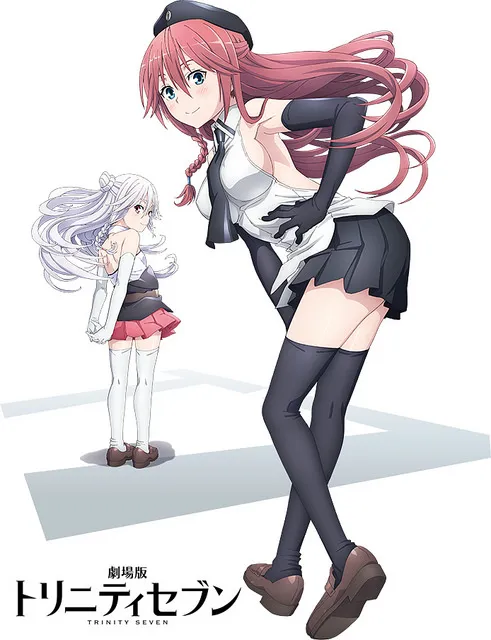 回眸一笑的银发美少女、2017年2月上映剧场版《TRINITY SEVEN》公开第一支预告片!