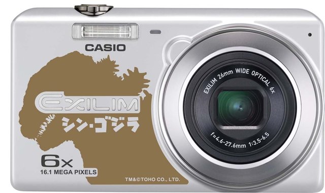 《正宗哥吉拉》确定与CASIO合作推出联名款数位相机，仅限量推出150台！