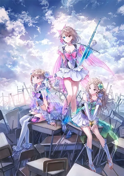 人气绘师岸田梅尔担任人设,《BLUE REFLECTION 幻舞少女之剑》概念形象宣传影片现正公开!