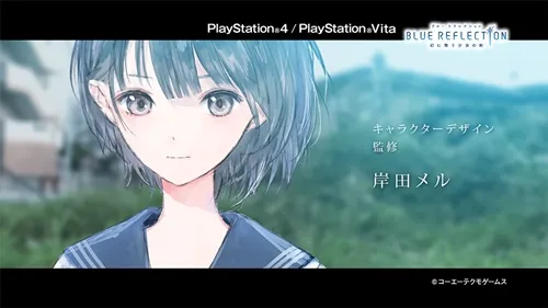 人气绘师岸田梅尔担任人设,《BLUE REFLECTION 幻舞少女之剑》概念形象宣传影片现正公开!