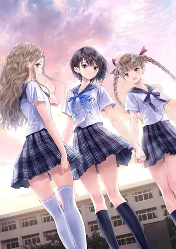 人气绘师岸田梅尔担任人设,《BLUE REFLECTION 幻舞少女之剑》概念形象宣传影片现正公开!