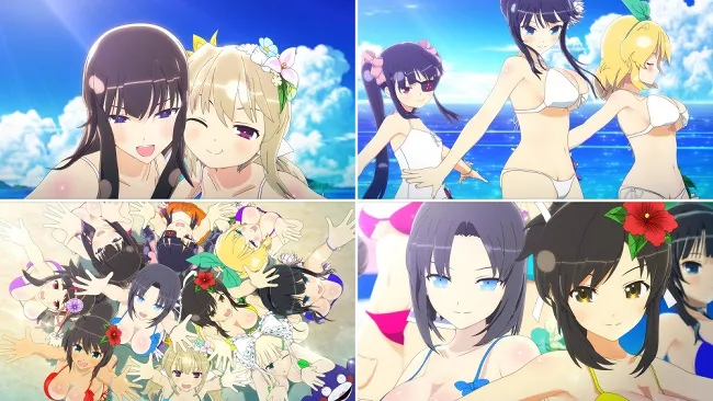 PS4独占游戏《闪乱神乐PEACH BEACH SPLASH》释出开头动画,主题曲将由「原由实」、「原田瞳」两人演唱!