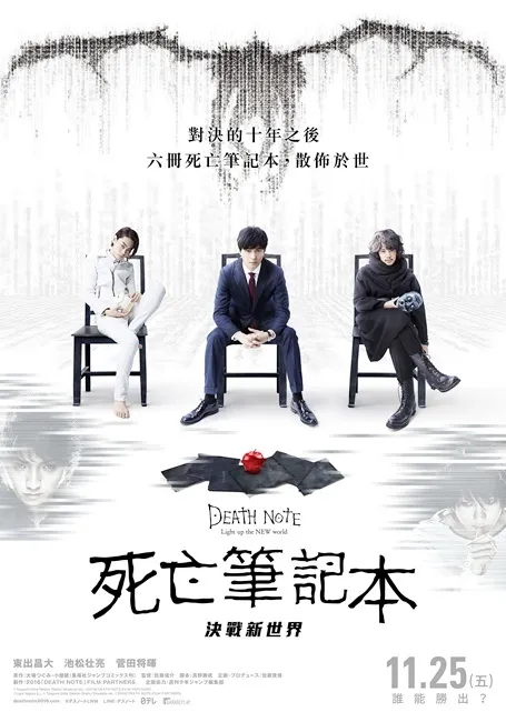 睽违八年!松山研一回归《死亡笔记本:决战新世界》 最新重量级中文预告释出 11月25日再掀死笔争夺战