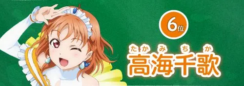 Love Live!Sunshine!!Aqours水团第二回总选举 -松浦果南潜水第一