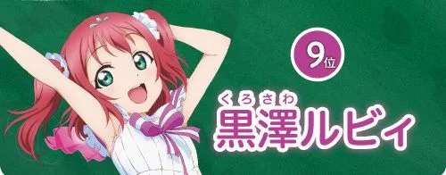 Love Live!Sunshine!!Aqours水团第二回总选举 -松浦果南潜水第一