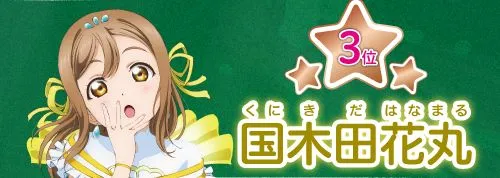 Love Live!Sunshine!!Aqours水团第二回总选举 -松浦果南潜水第一