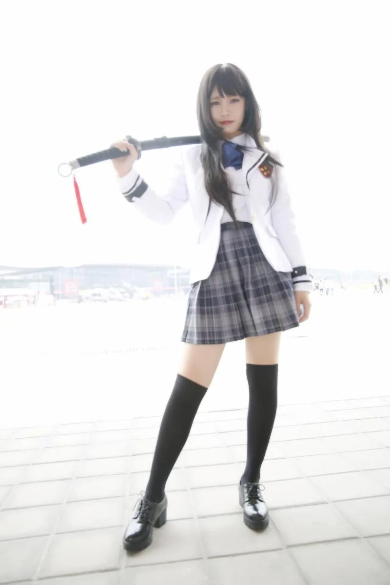 日本长刀配JK少女-《异次元战姬》精美COS图集首曝