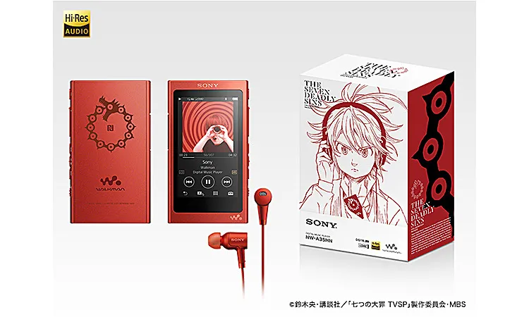 少年冒险漫画《七大罪》宣布与SONY合作,联名款耳机、随身音乐播放器展开贩售!