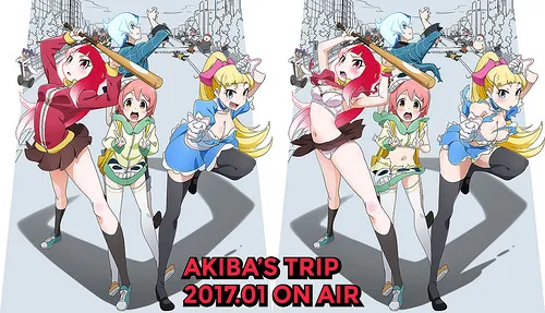 「中田譲治」肥宅代言人！热血脱衣动画《AKIBA’S TRIP》于2017/1/4首播、预告片出炉！-绝对领域