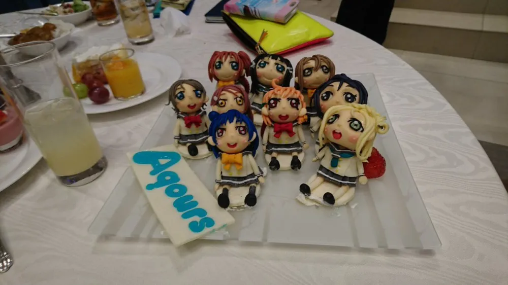 「Love Live!Sunshine!!」动画庆功宴 蛋糕醒目