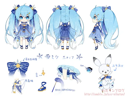 2017年雪初音公开❤雪初音Twinkle Snow Ver.-绝对领域