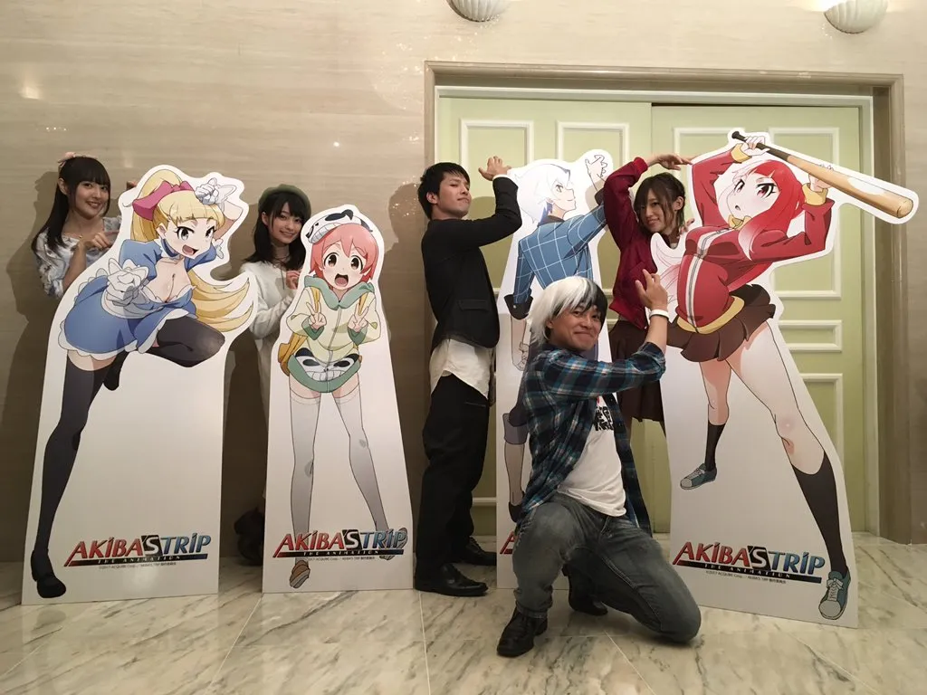 在 Twitter 上观看图片 「中田譲治」肥宅代言人!热血脱衣动画《AKIBA’S TRIP》于2017/1/4首播、预告片出炉!