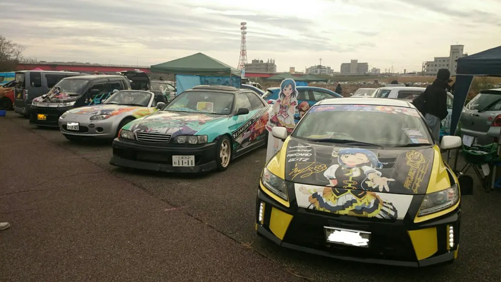 「足利姬玉痛车祭」车海一片 日本最大规模的痛车活动召开