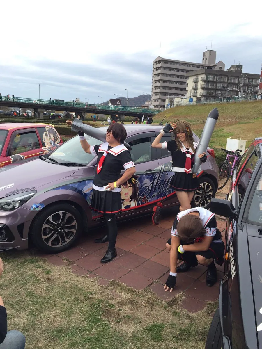 「足利姬玉痛车祭」车海一片 日本最大规模的痛车活动召开