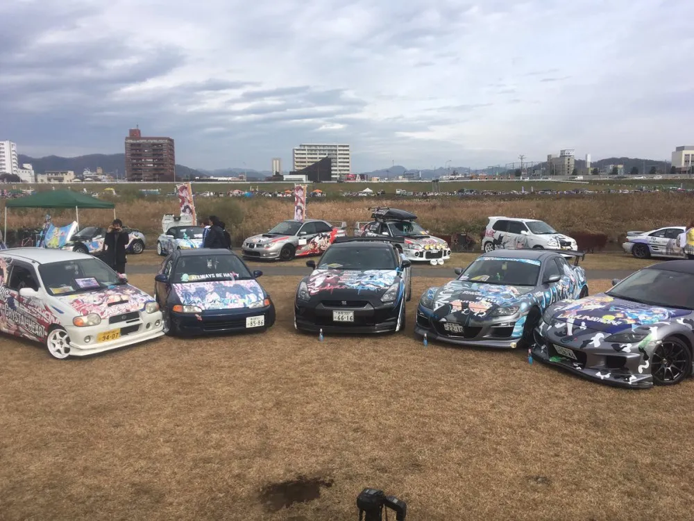 「足利姬玉痛车祭」车海一片 日本最大规模的痛车活动召开