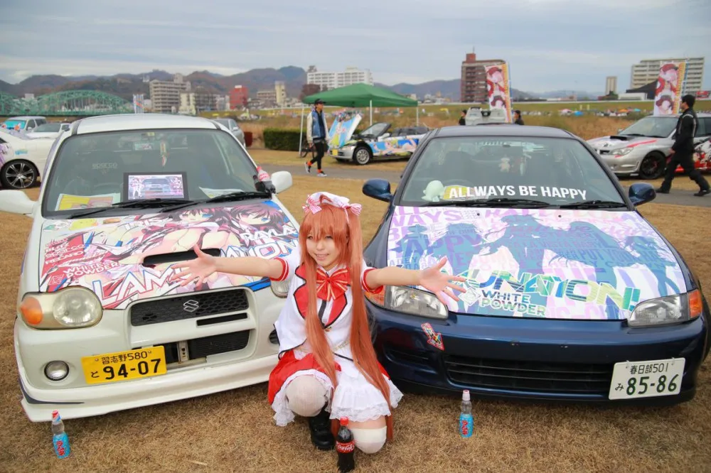 「足利姬玉痛车祭」车海一片 日本最大规模的痛车活动召开