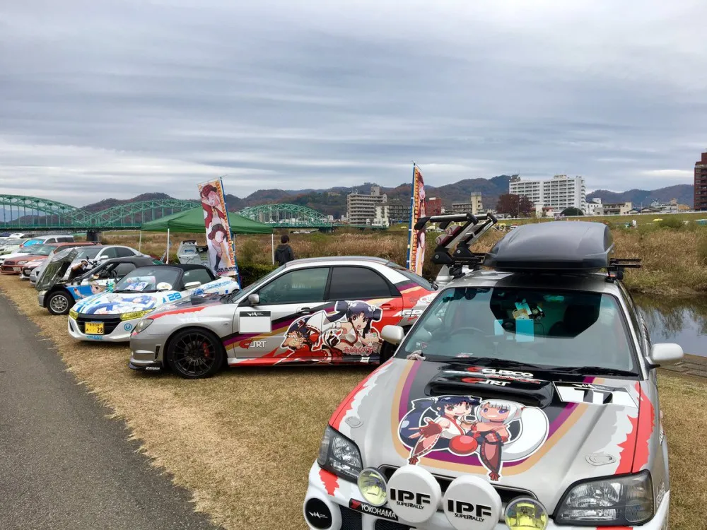 「足利姬玉痛车祭」车海一片 日本最大规模的痛车活动召开