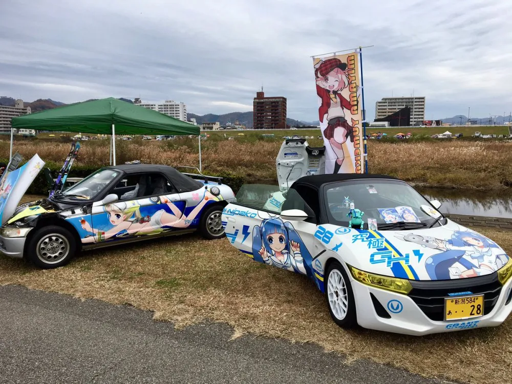 「足利姬玉痛车祭」车海一片 日本最大规模的痛车活动召开