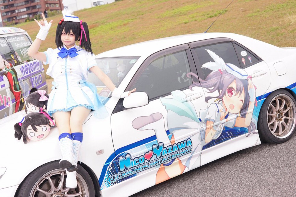 「足利姬玉痛车祭」车海一片 日本最大规模的痛车活动召开