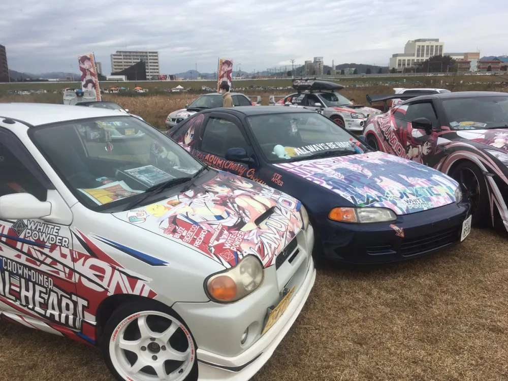 「足利姬玉痛车祭」车海一片 日本最大规模的痛车活动召开