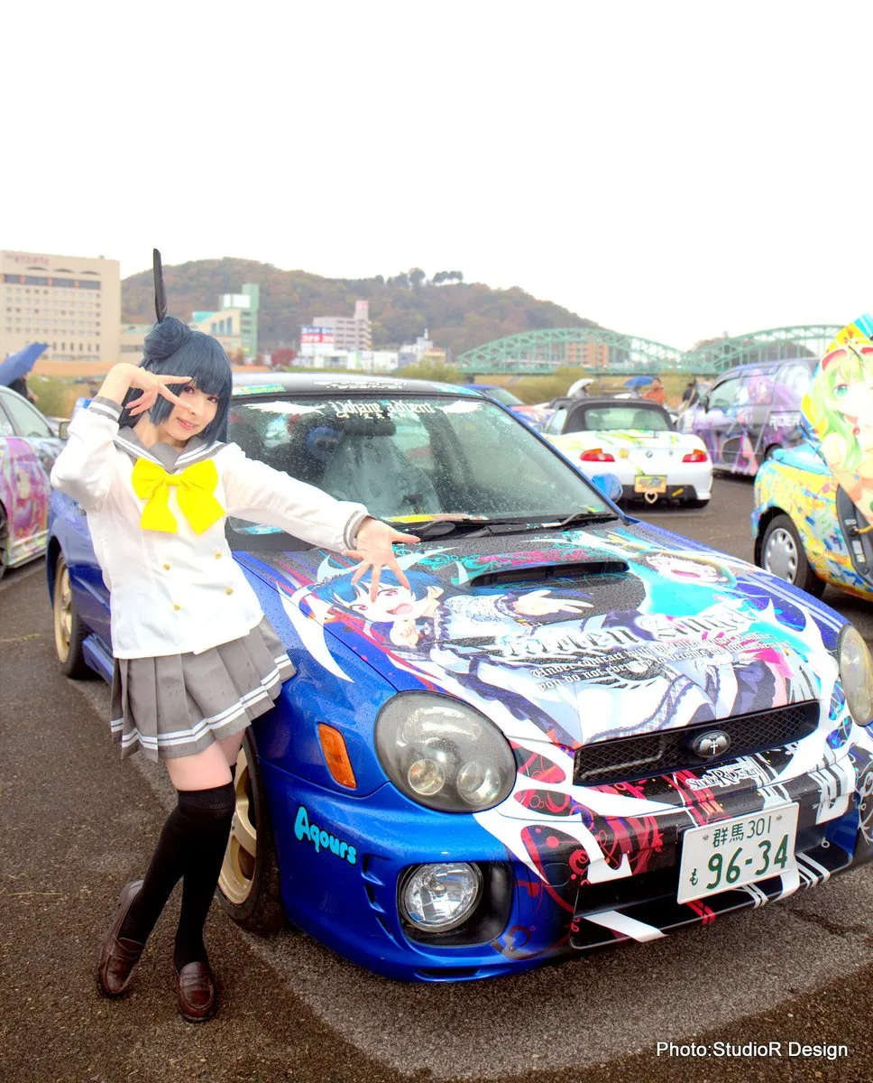 「足利姬玉痛车祭」车海一片 日本最大规模的痛车活动召开