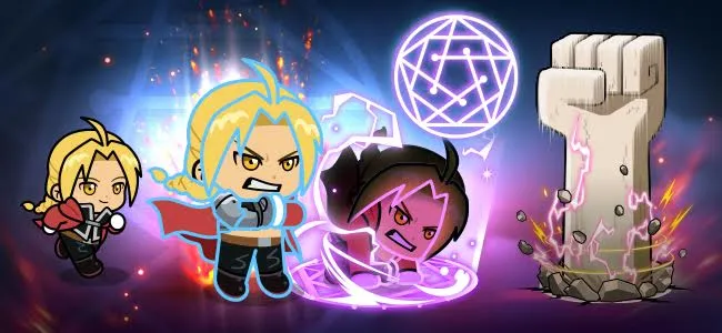 《LINE Rangers 银河特攻队》与「钢之炼金术师」特别合作企划 合作限定动态贴图与游戏角色登场
