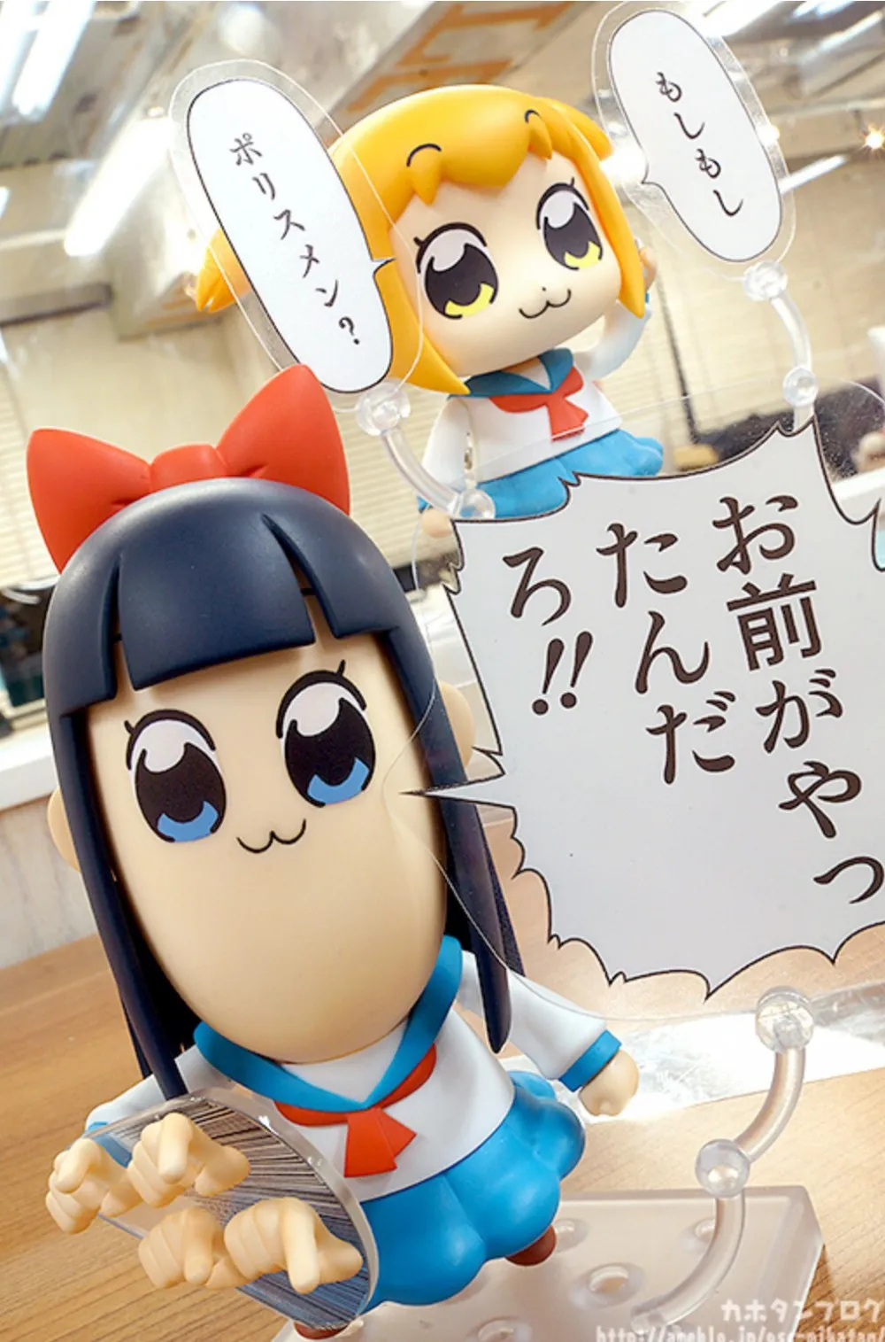 竖起你的中指来-粘土人 ポプ子&ピピ美–崩坏来袭!!