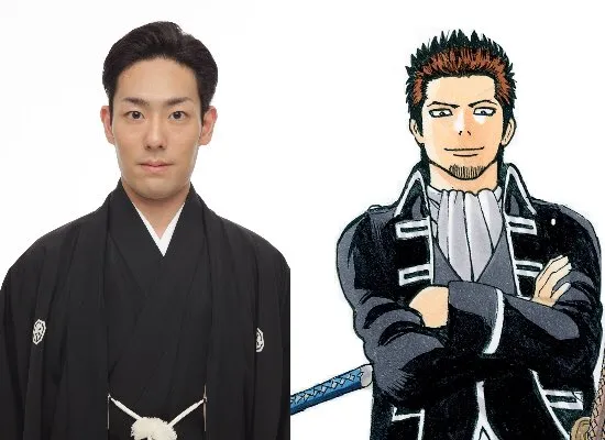 近藤勋:中村勘九郎 真人电影「银魂」公布万事屋坂田银时 志村新八 神乐定妆照