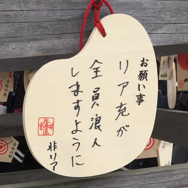 你今年元旦时有许个好愿吗?来看看2017日本初诣痛绘马这回画了些什么~