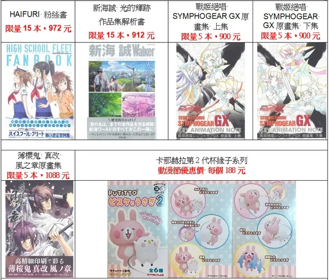 【2017动漫节】台湾东贩动漫节首发 冬季献礼让您身心皆受宠