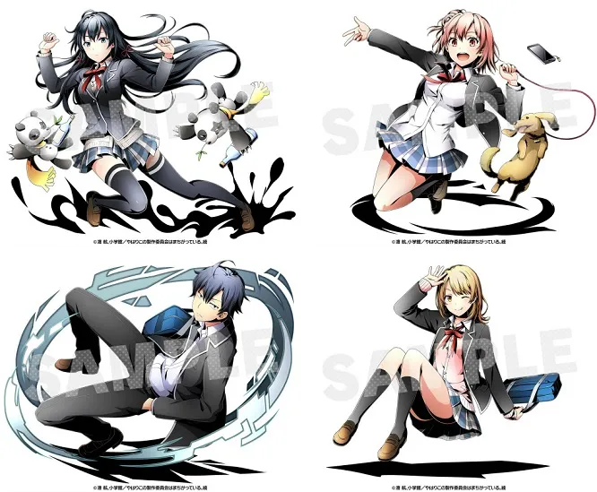 手机游戏《Divine Gate》与《果然我的青春恋爱喜剧搞错了。续》举办合作活动,专属关卡及角色将从1月27日后登场!