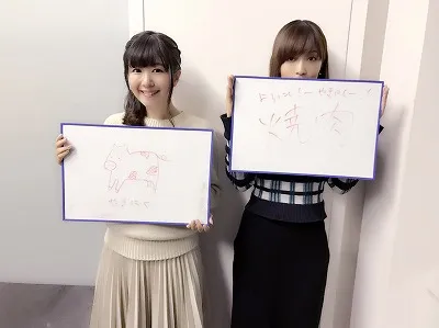 粉丝过十万花泽香菜画鸡纪念 川澄绫子手握咖喱棒-声之颜第十七期