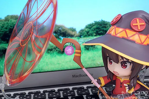 中二爆裂娘-「为美好世界献上祝福!」爆裂魔法使惠惠粘土人