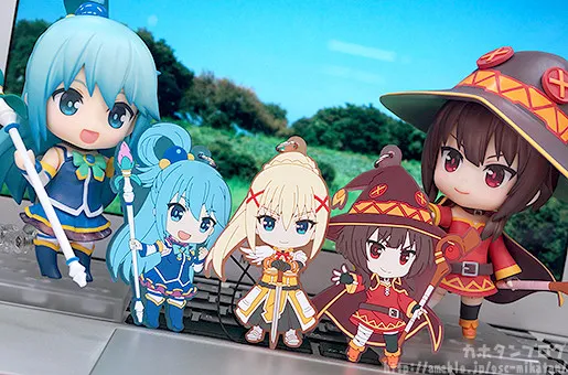 中二爆裂娘-「为美好世界献上祝福!」爆裂魔法使惠惠粘土人
