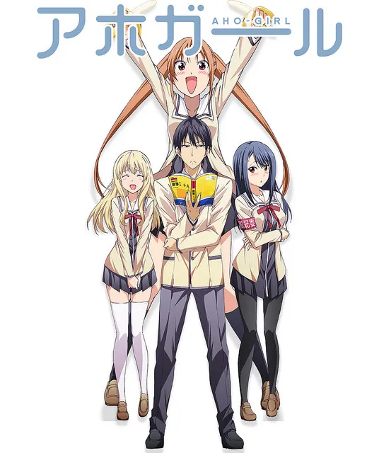 对面的『笨』女孩看过来～四格校园搞笑漫画《アホガール》将在夏天播出电视动画版全12话！-绝对领域