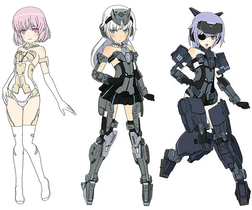 「山村响×山崎エリイ×桦山ミナミ」加团、美少女模型动画《FRAME ARMS GIRL》公开第2批角色！-绝对领域