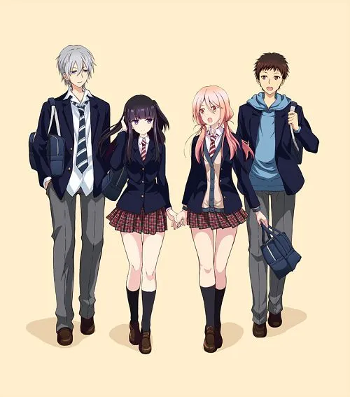 话题百合作品《捏造TRAP–NTR》首张动画主视觉图释出，将由Creators in Pack改编制作！-绝对领域