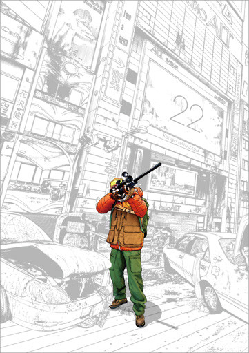 僵尸灾难漫画《请叫我英雄》于今日迎向连载最终话，原文最终第22集单行本将在3月底上市！