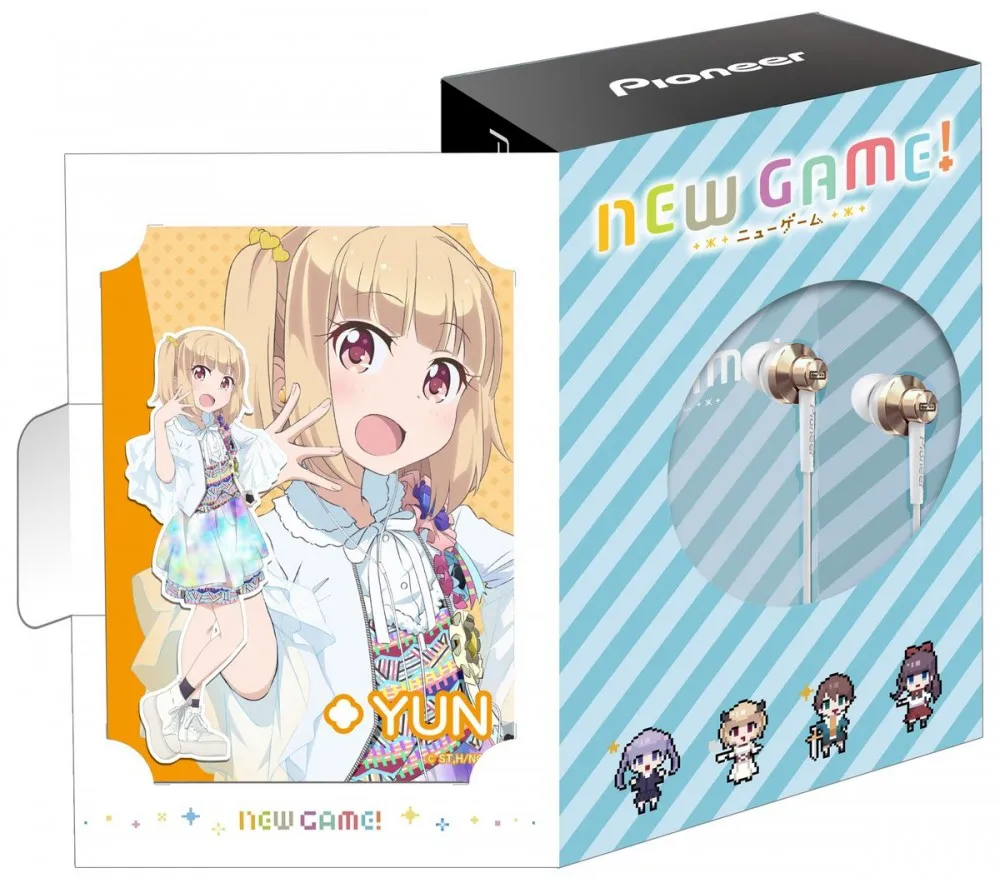 第二季刚宣布新周边就来了-先锋×「NEW GAME!」人物耳机推出