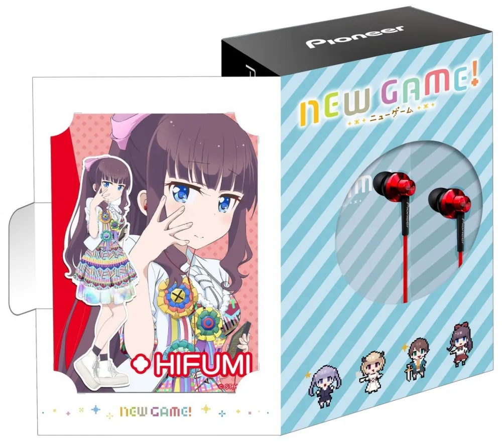 第二季刚宣布新周边就来了-先锋×「NEW GAME!」人物耳机推出