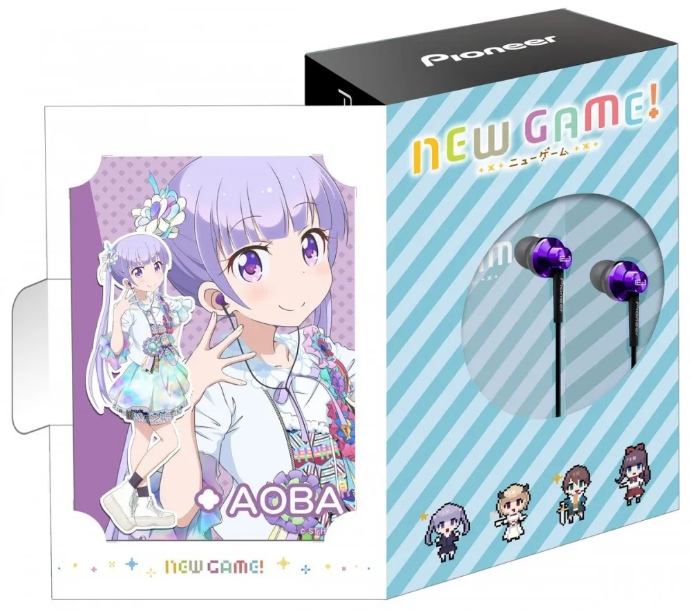 第二季刚宣布新周边就来了-先锋×「NEW GAME!」人物耳机推出