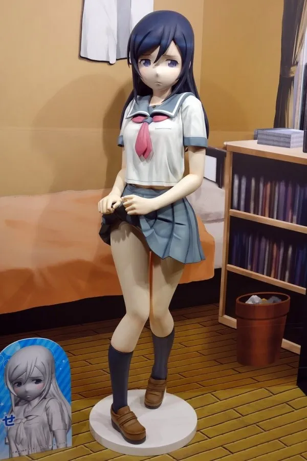新垣绫濑自撩裙 白色裤裤等着你-「俺妹」新垣绫濑FIGUREX等身手办