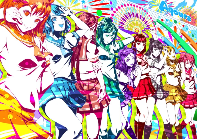 闪闪发光的二次元偶像投票-μ’s无悬念夺冠